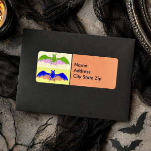 Pop Art Bats Label