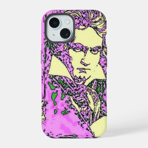 Pop_art Beethoven  iPhone 15 Case