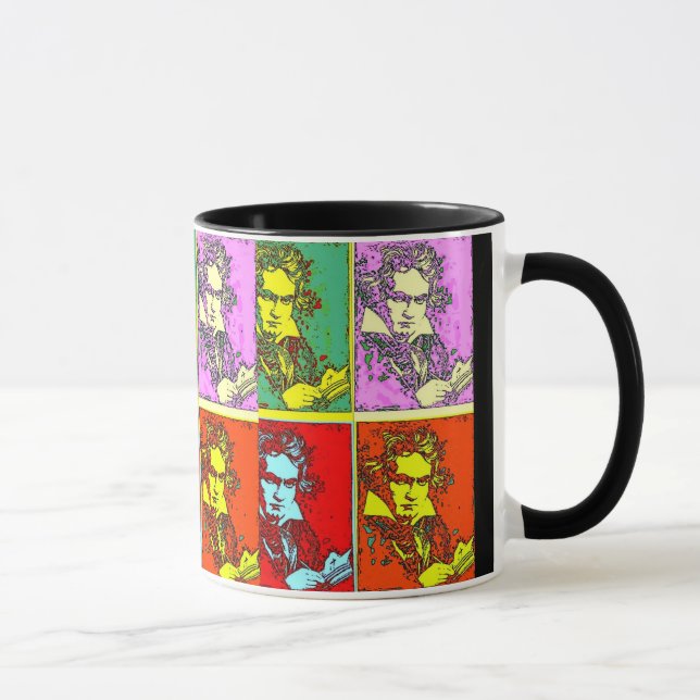 Pop Art Beethoven Mug (Right)