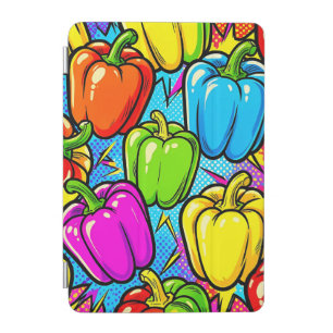 Pop Art Bell Peppers Pattern iPad Mini Cover