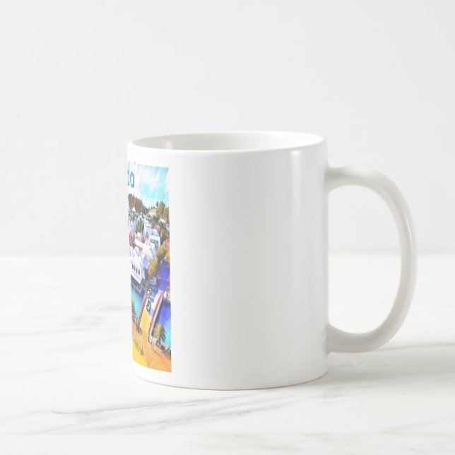 Pop Art Bermuda Coffee Mug (Right)