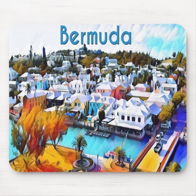 Pop Art Bermuda Mouse Pad (Front)