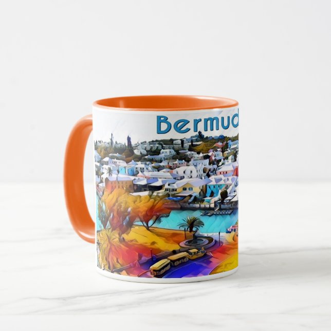 Pop Art Bermuda Mug (Front Left)