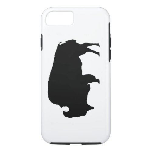 Pop Art Black White Buffalo Tough iPhone 7 Case