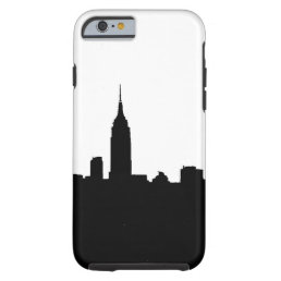 Pop Art Black White New York Tough iPhone 6 Case