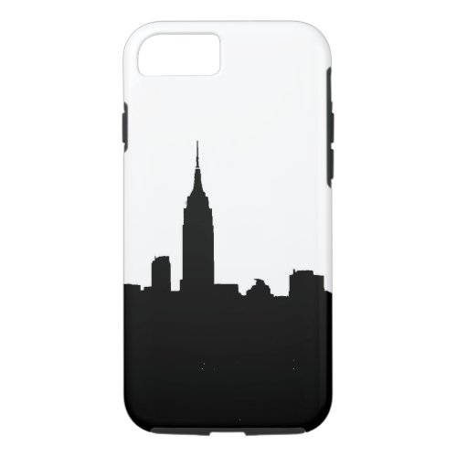 Pop Art Black White New York Tough iPhone 7 Case