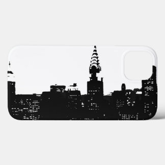 Pop Art Black White NY Manhattan iPhone 13 Case