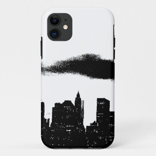 Pop Art Black White NYC New York City iPhone 11 Case