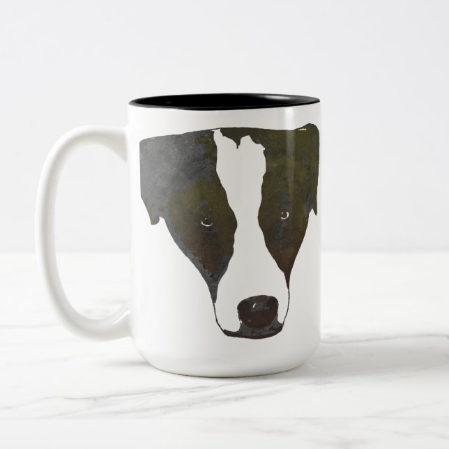 Pop Art Border Collie Mug (Left)