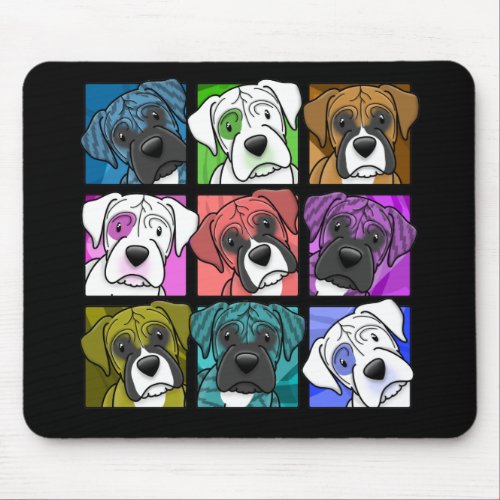 Pop Art Boxer Mouse Pad