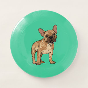 Pop Art Brindle French Bulldog Graphic Wham-O Frisbee