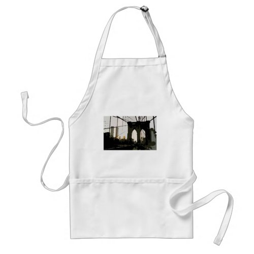 Pop Art Brooklyn Bridge Adult Apron