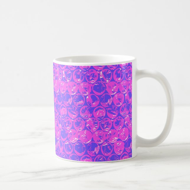 Pop art bubble wrap coffee mug (Right)