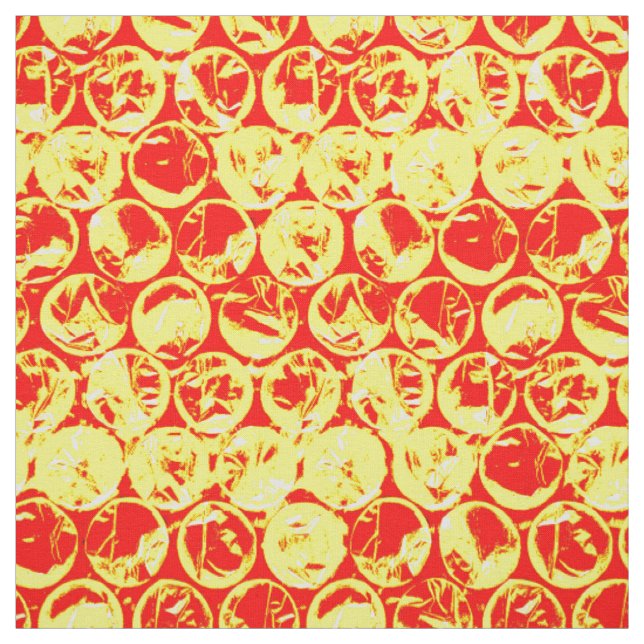 Pop art bubble wrap fabric (Swatch)