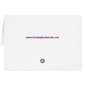 Pop art bubble wrap housewarming card (Back Horizontal)