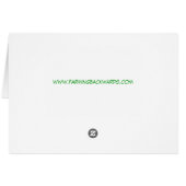 Pop art bubble wrap housewarming card (Back Horizontal)