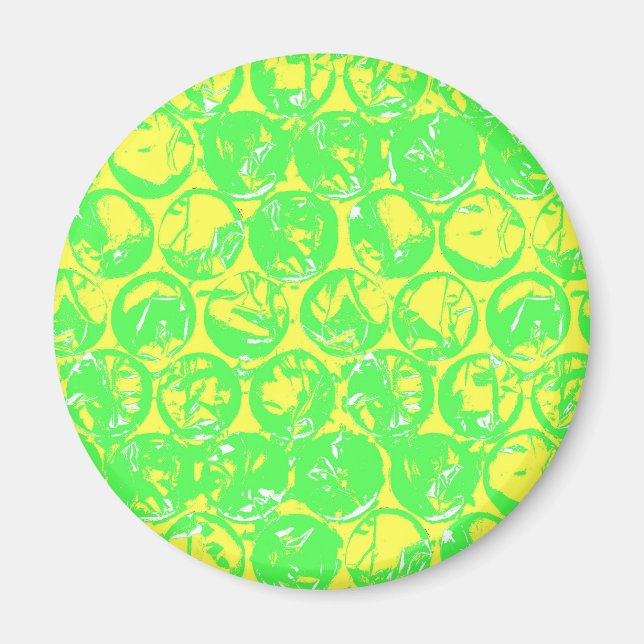 Pop art bubble wrap magnet (Front)