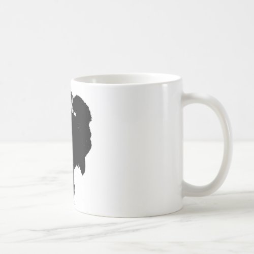 Pop Art Buffalo Bison Silhouette Coffee Mug