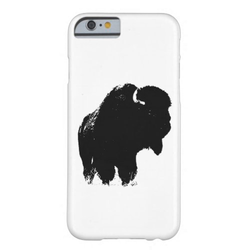 Pop Art Buffalo Bison Silhouette iPhone 6 Case