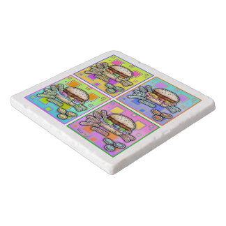 POP ART BURGER (Hamburger) Trivet