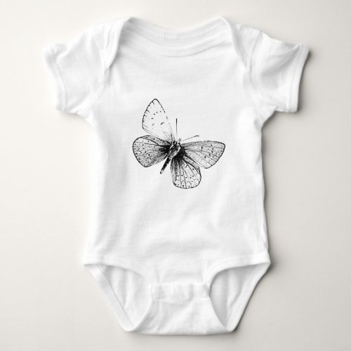 Pop Art Butterfly Baby Bodysuit