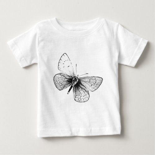 Pop Art Butterfly Baby T_Shirt