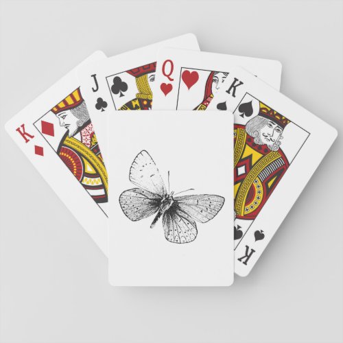 Pop Art Butterfly Poker Cards