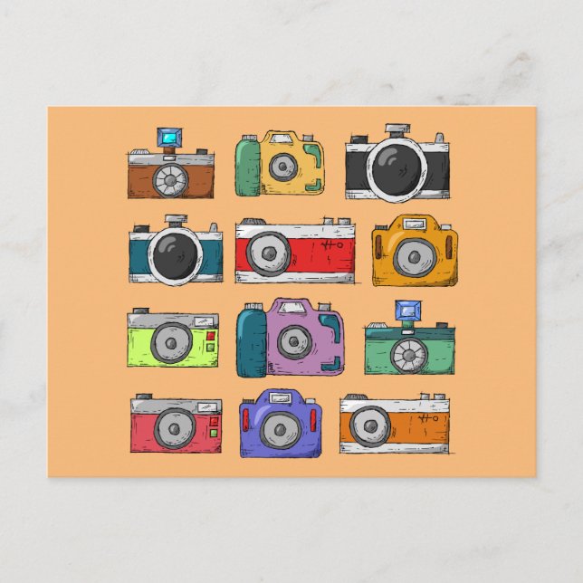 POP ART CAMERAS POSTCARDS (Front)