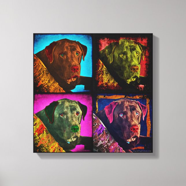 pop art canvas print (Front)