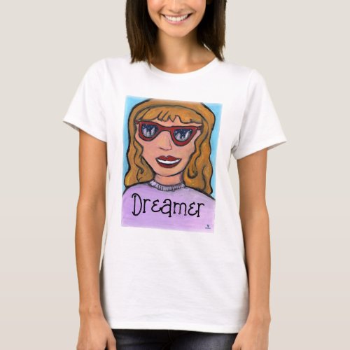 Pop Art Cartoon Girl Custom Preppy Unique T_Shirt