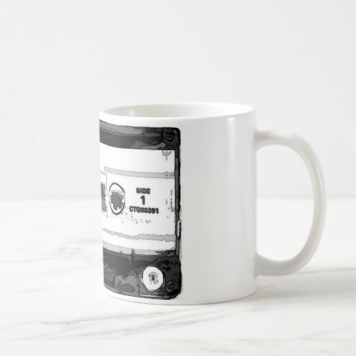 Pop Art Cassette Coffee Mug