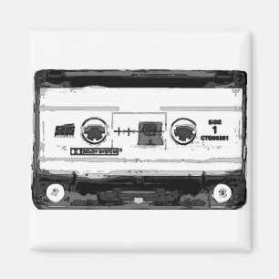 Pop Art Cassette Magnet