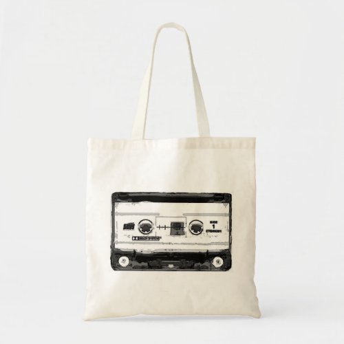 Pop Art Cassette Tote Bag