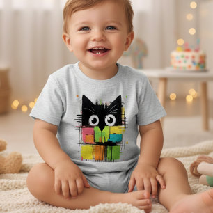 Pop art cat baby T-Shirt