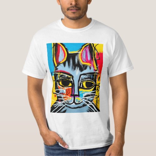 Pop Art Cat T_Shirt
