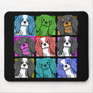 Pop Art Cavalier King Charles Spaniel Mouse Pad