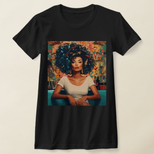 Pop Art Celebrates Black Hair Care T_Shirt