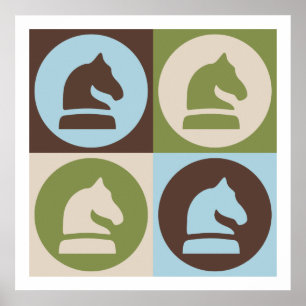 Pop Art Chess Poster