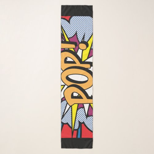 Pop Art Chiffon Scarf