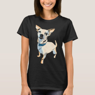 Pop Art Chihuahua Dog Breed Graphic Alone T-Shirt