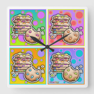 Pop Art Chocolate Chip COOKIES WALL CLOCK