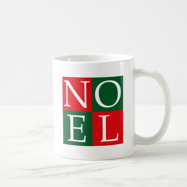 Pop Art Christmas NOEL Coffee Mug (Right)