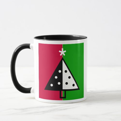 Pop Art Christmas Tree Mug