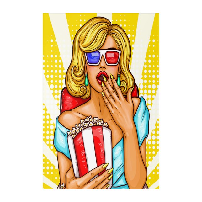Pop Art Cinema Woman 2 (Front)