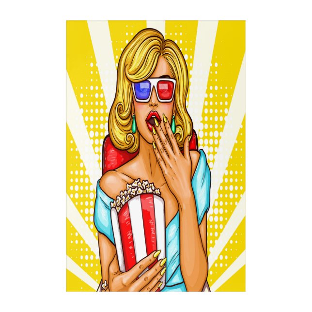 Pop Art Cinema Woman 2 (Front)