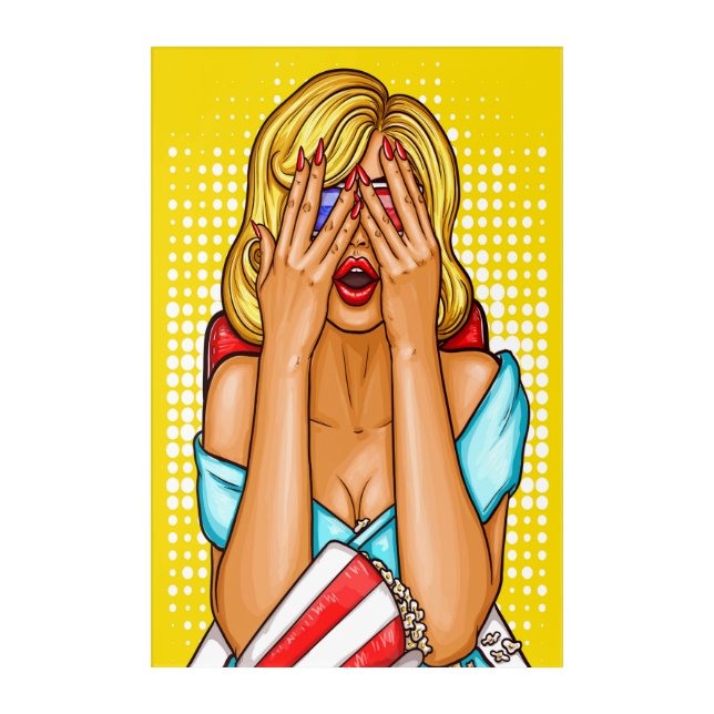 Pop Art Cinema Woman 3 (Front)