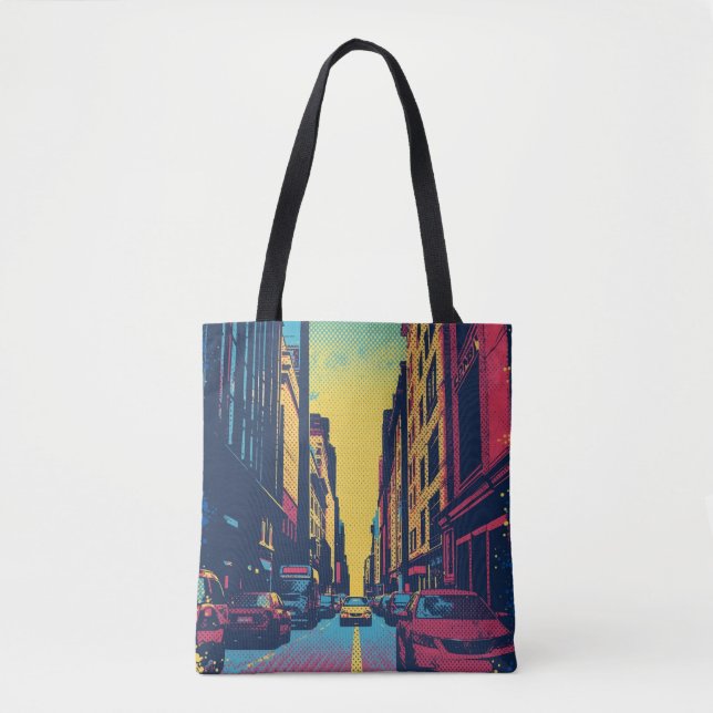 Pop Art City Vibes Tote (Front)