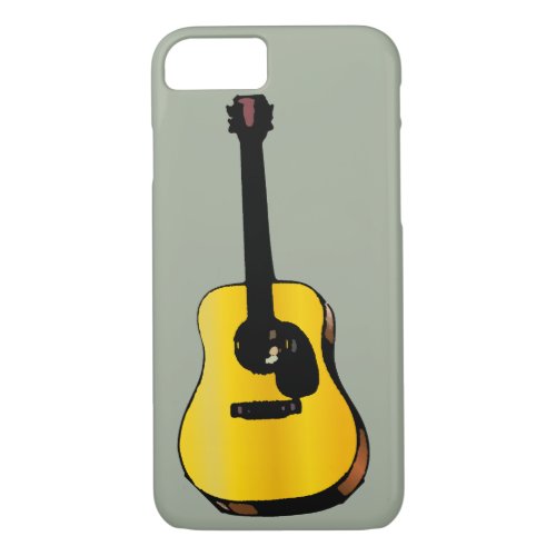 Pop Art Classical Guitar iPhone 87 Case