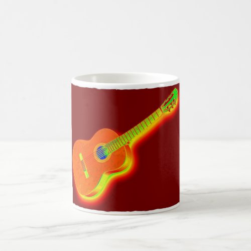 Pop Art Classical Guitar Coffee Mug