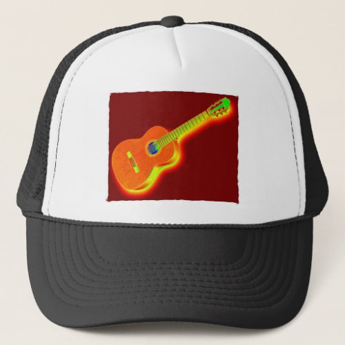Pop Art Classical Guitar Trucker Hat